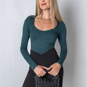 Vestique Green Janice Bodysuit